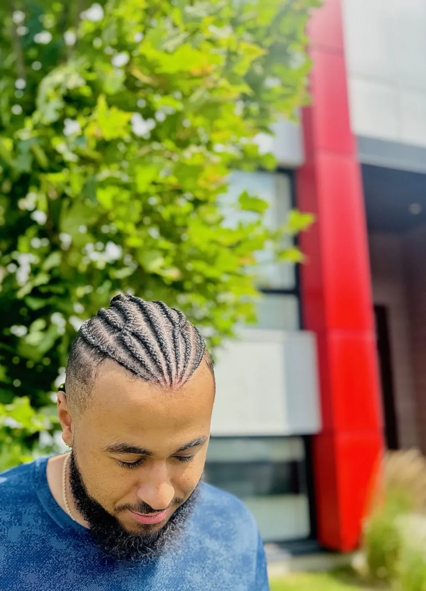 Tresses afro finition nette
