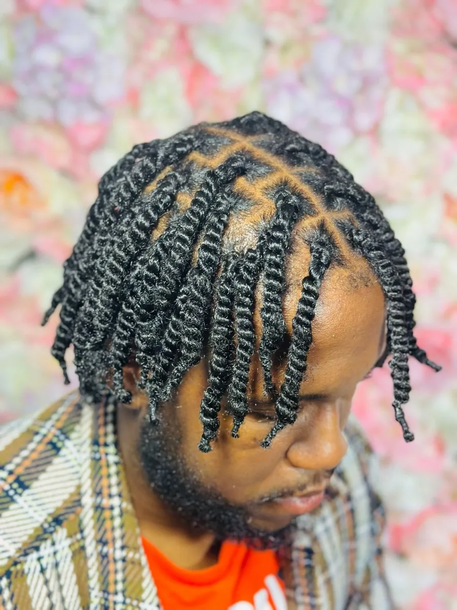 Coiffure tresses afro
