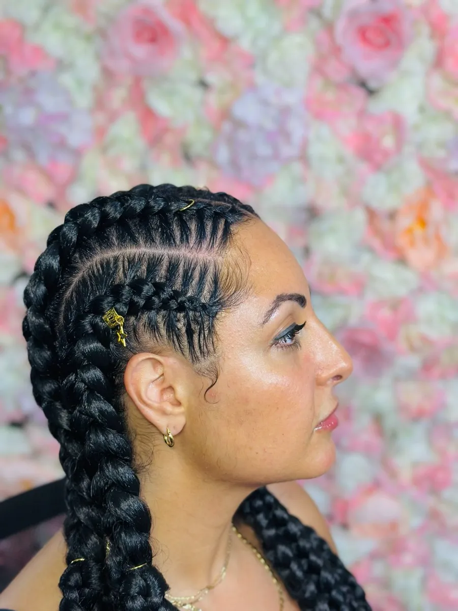 Cornrows stylisées