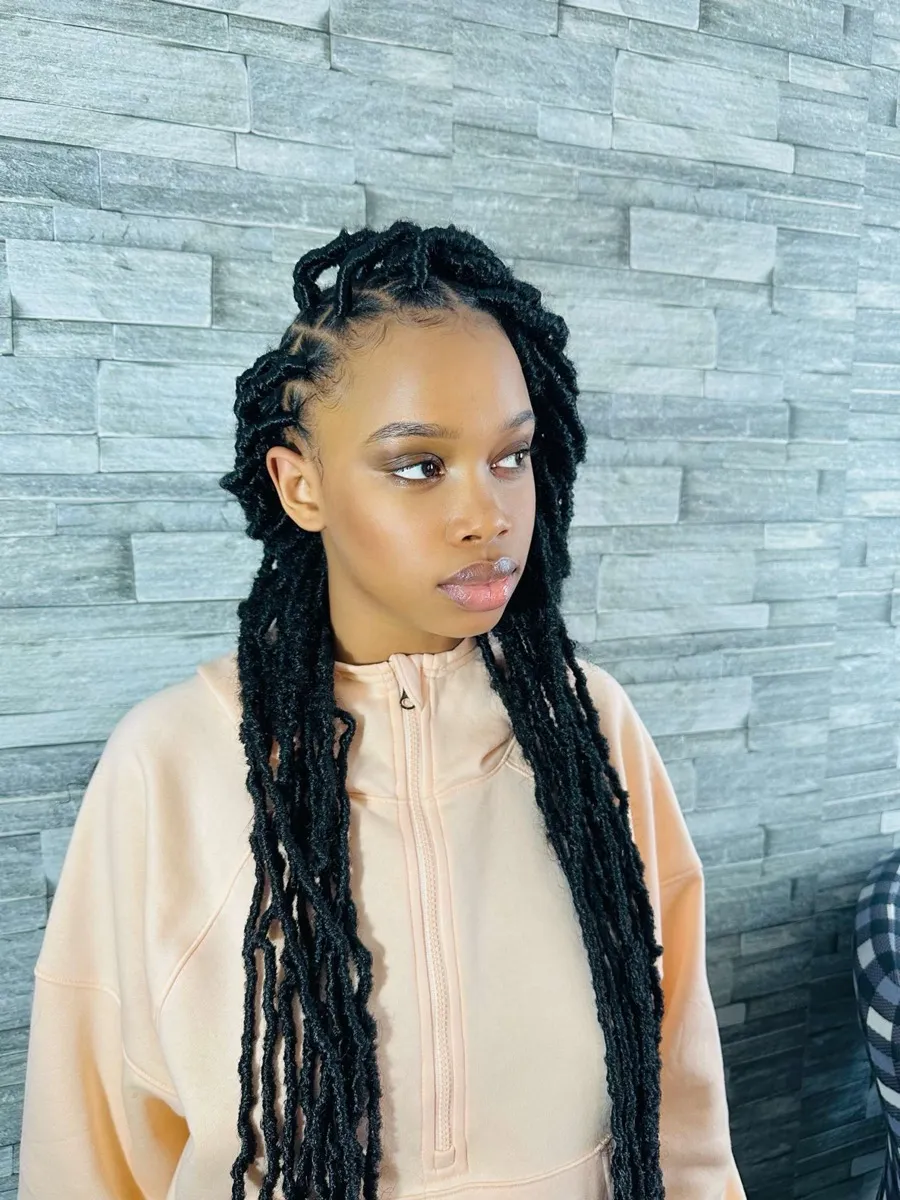 Tresses afro volume naturel