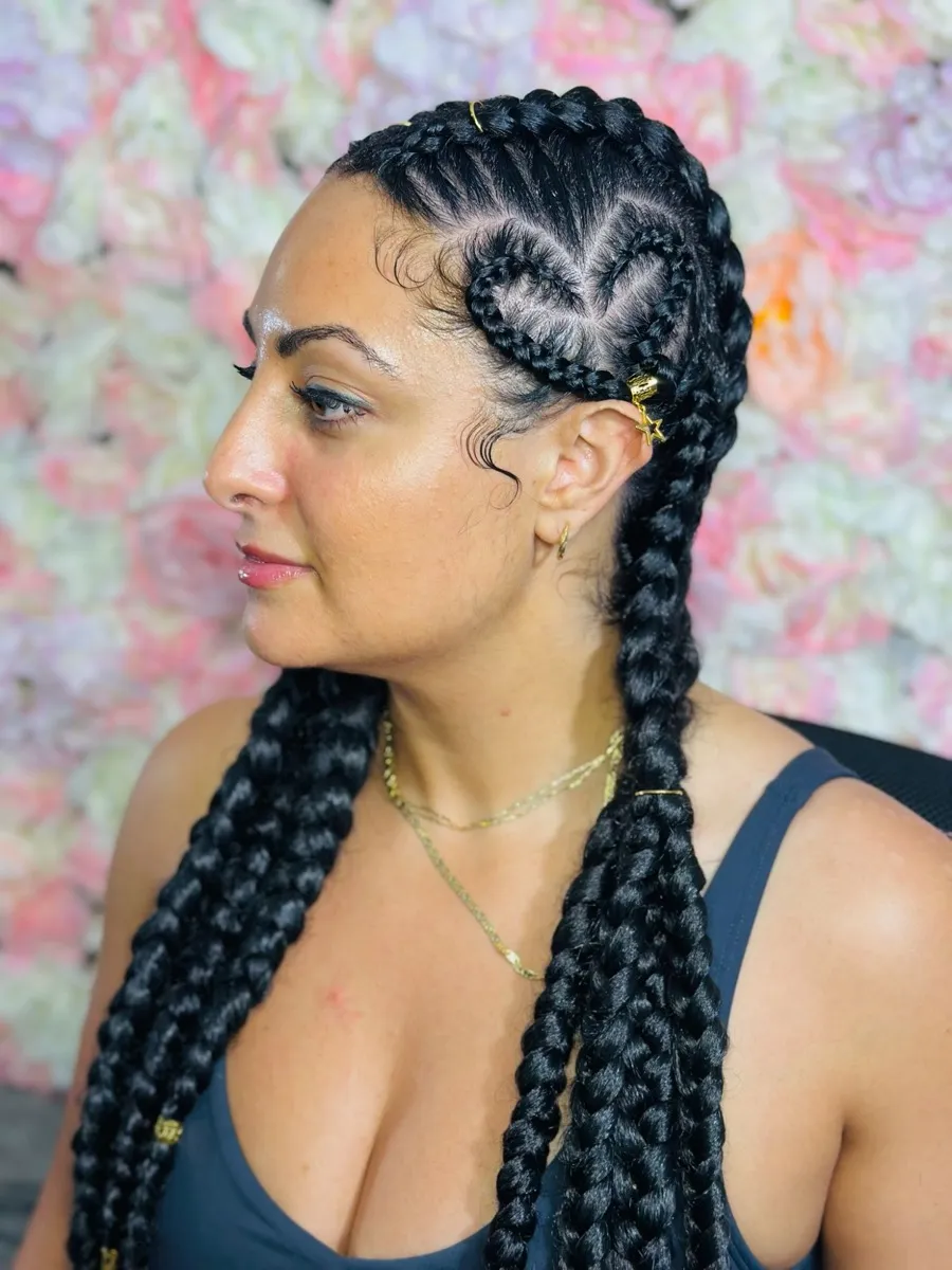 Tresses knotless racines nettes